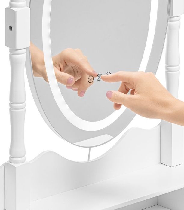 Vand masuta de toaleta cu taburet NOU