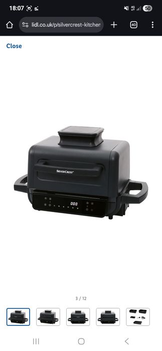 Silvercrest Air fryer, grill & smoker