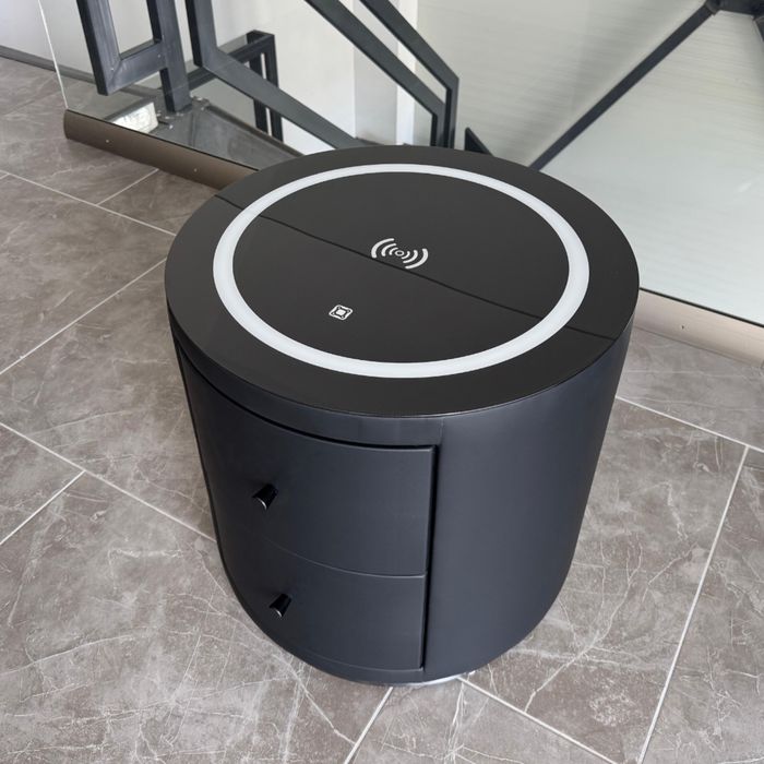 Noptiera Smart Incarcare 15 W / amprenta / led 3 culori