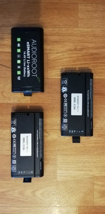 Vanzare Kit alimentare extern - Charger AudioRoot + 3 baterii + acces