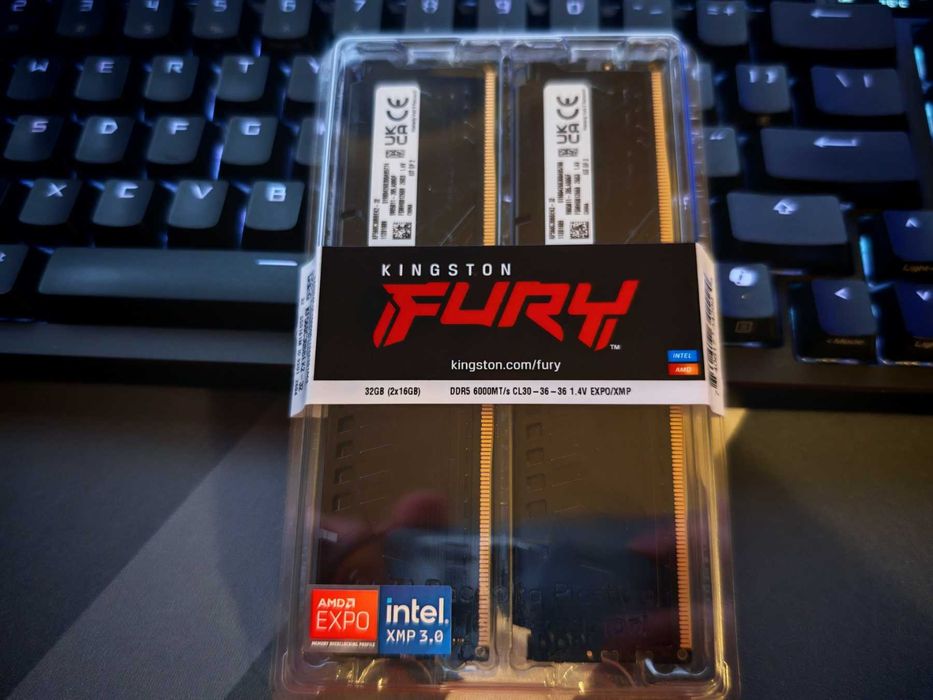Рам памет Kingston FURY Beast 32GB (2x16GB) DDR5 6000MHz CL30 XMP/EXPO