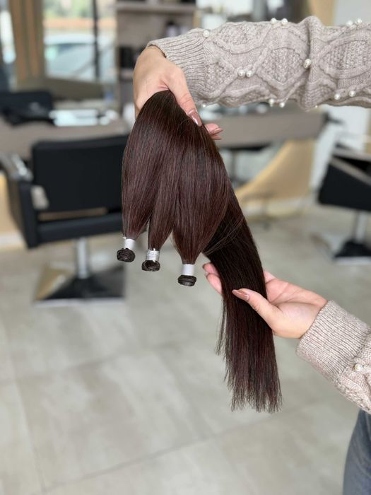 ТОП КАЧЕСТВО! Екстеншъни от 100% истинска човешка коса! Най-добри цени