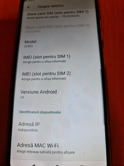 Telefon nou ZTE Blade A35 nou , se da cu tot  cu garanție și husa.Pretul ușor negociabil,  nu accept schimb.Plata se face în avans colet cu verificare