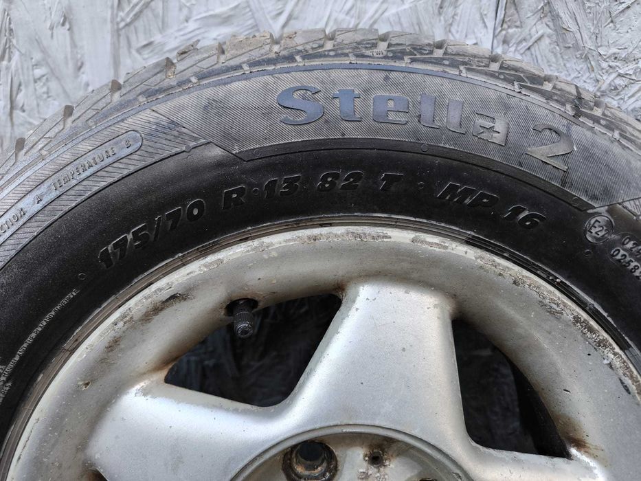 Jenti Aliaj 13" 100mm intre prezoane cu tot cu cauciucuri