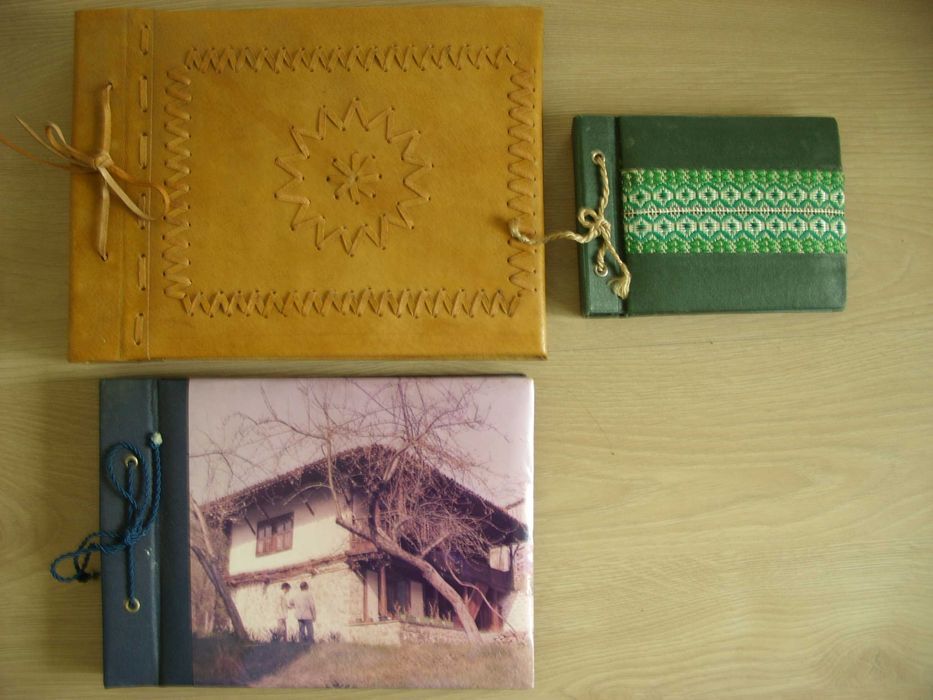 Ретро фотоалбуми и стари тетрадки, етикети