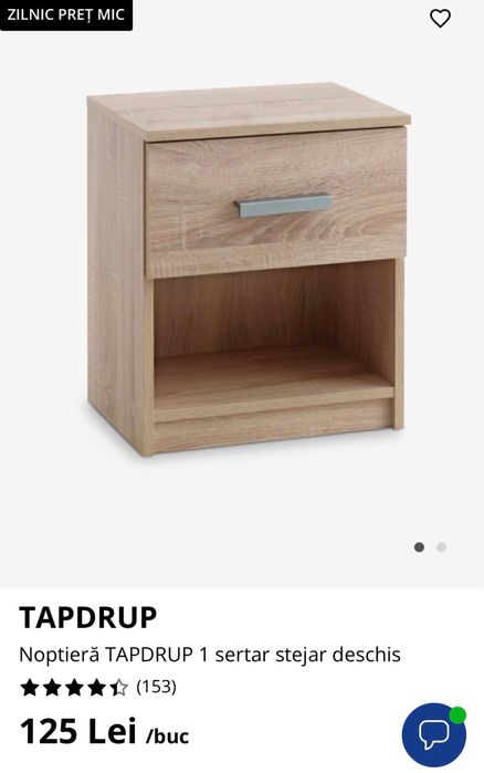 se vinde comodă, 2 noptiere și 4 scaune