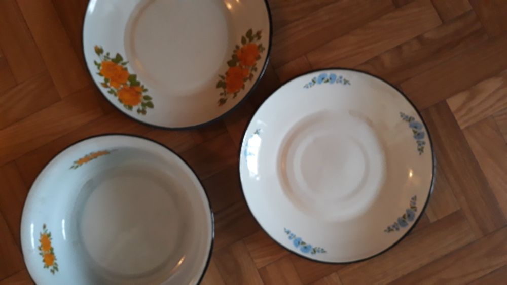 Блюдо. Эмалированное советское