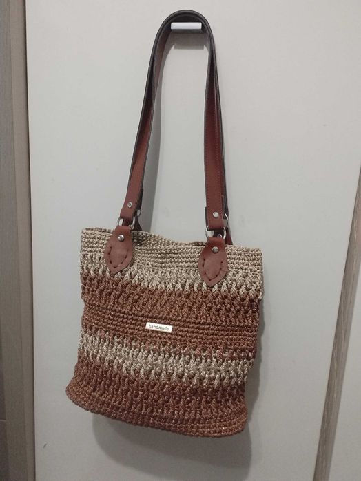 Уникална дамска чанта , ръчна изработка.