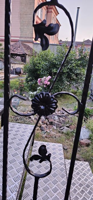 Scara exterioara din fier forjat