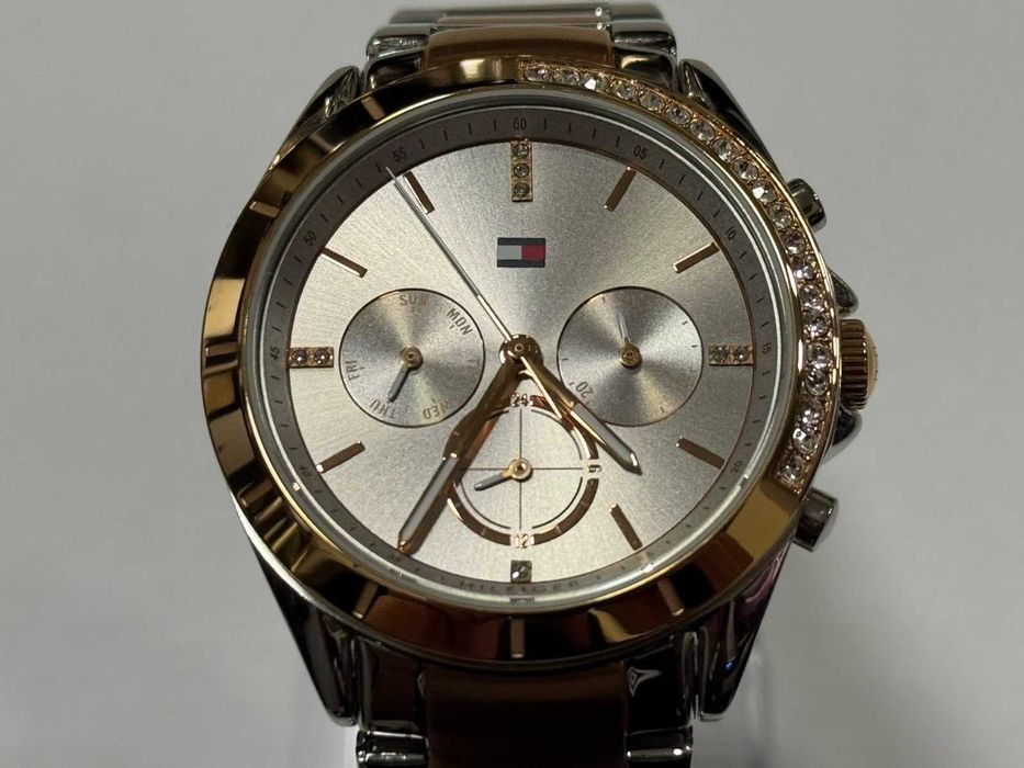 Дамски часовник Tommy Hilfiger KENNEDY, двуцветен, Rose Gold, Сребрист