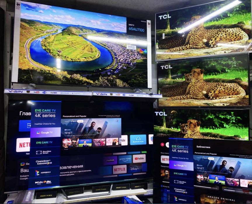 Смарт Телевизор новый , кронштейн в подарок гарантия 1год