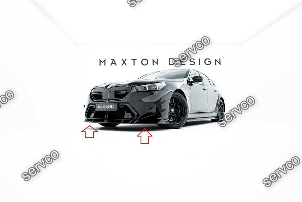 Prelungire splitter bara fata Bmw M5 G90 Sedan Touring 2024- v1 - Maxton Design