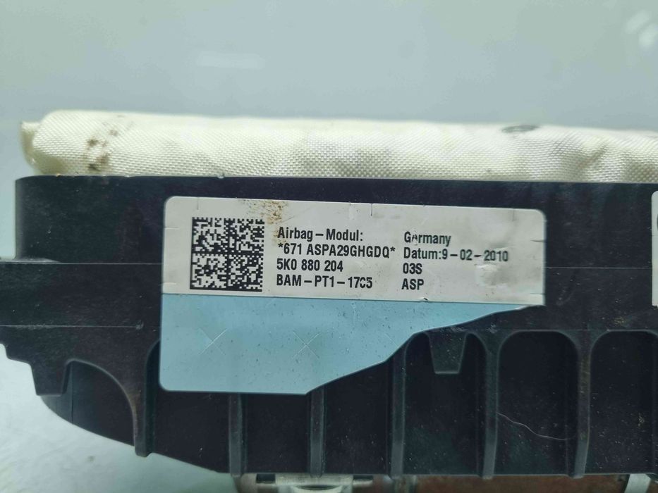 Airbag pasager Volkswagen Golf 6 (5K1) GTD [Fabr 2009-2013] 5K0880204