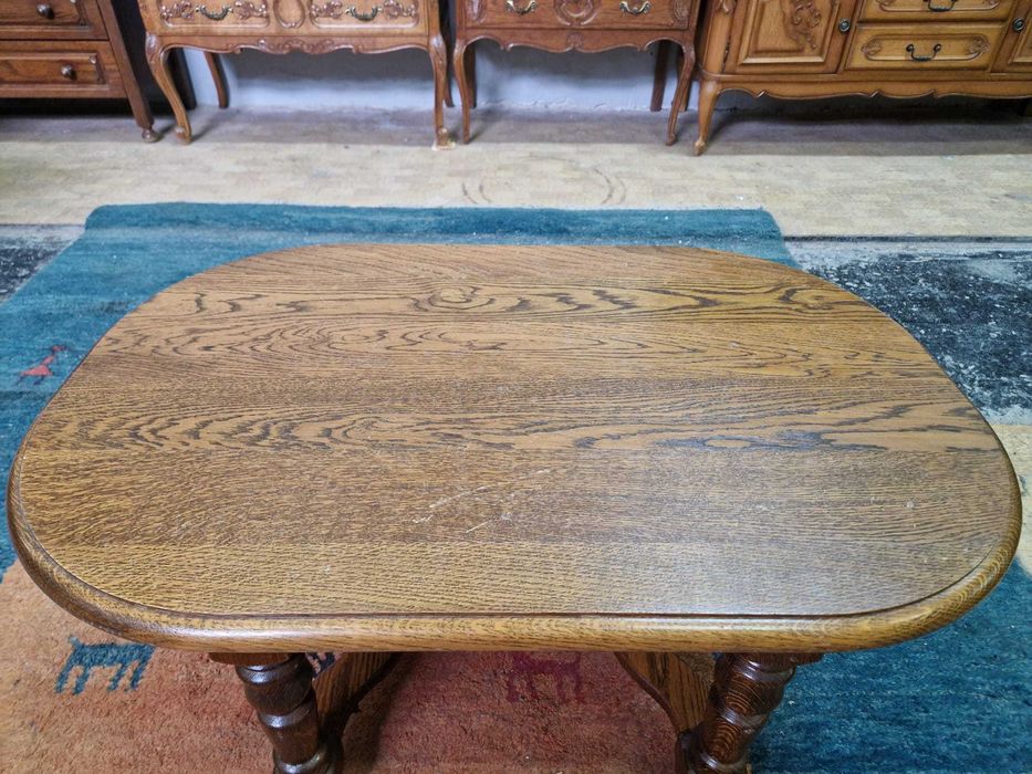 Холна помощна маса от масивен дъб