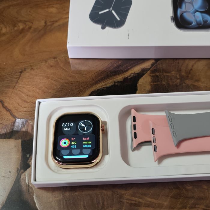 Apple watch series 11 gold 46mm + слушалки+ iPhone battery