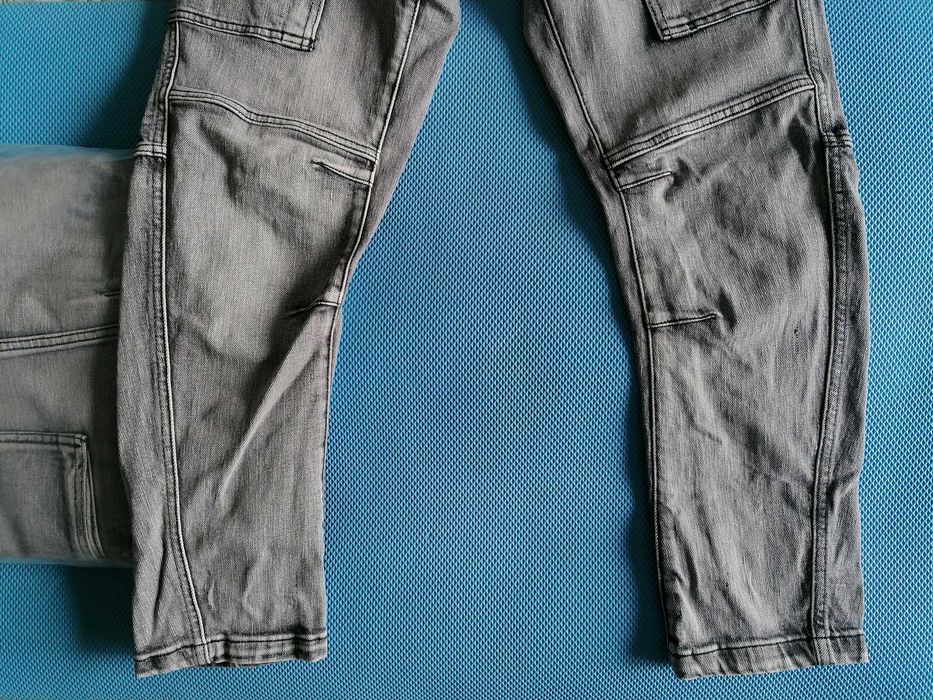 Мъжки Slim Cargo Jeans [H&M] [Размер: 28/30] [Цвят: Сив]