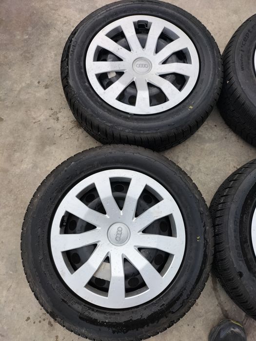4бр. Железни джанти 15цола 5x100 VW Polo / Seat Ibiza  / Audi A1