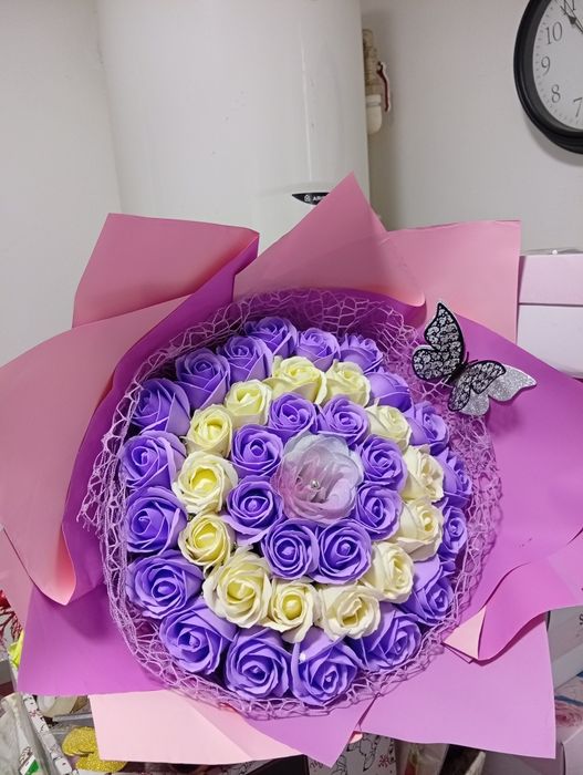 Buchete de flori din săpun