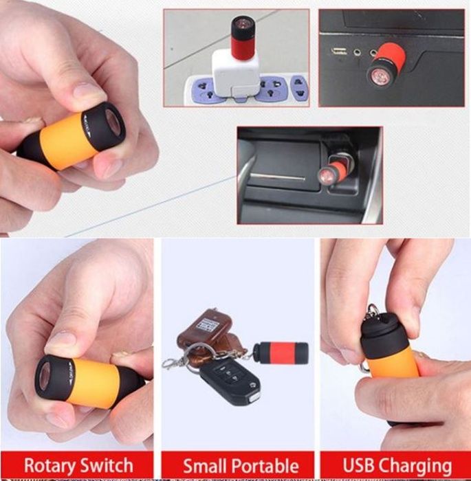 Многофункционален телескопичен фенер