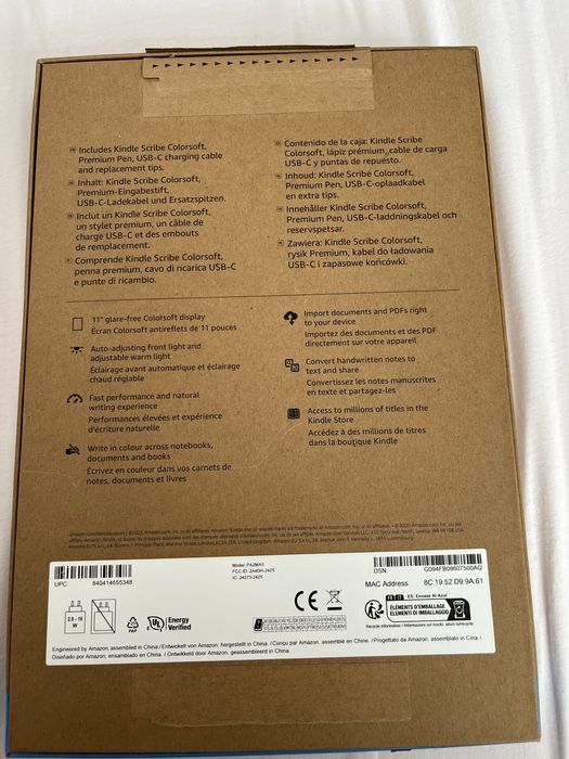 Kindle scribe colorsoft 2026