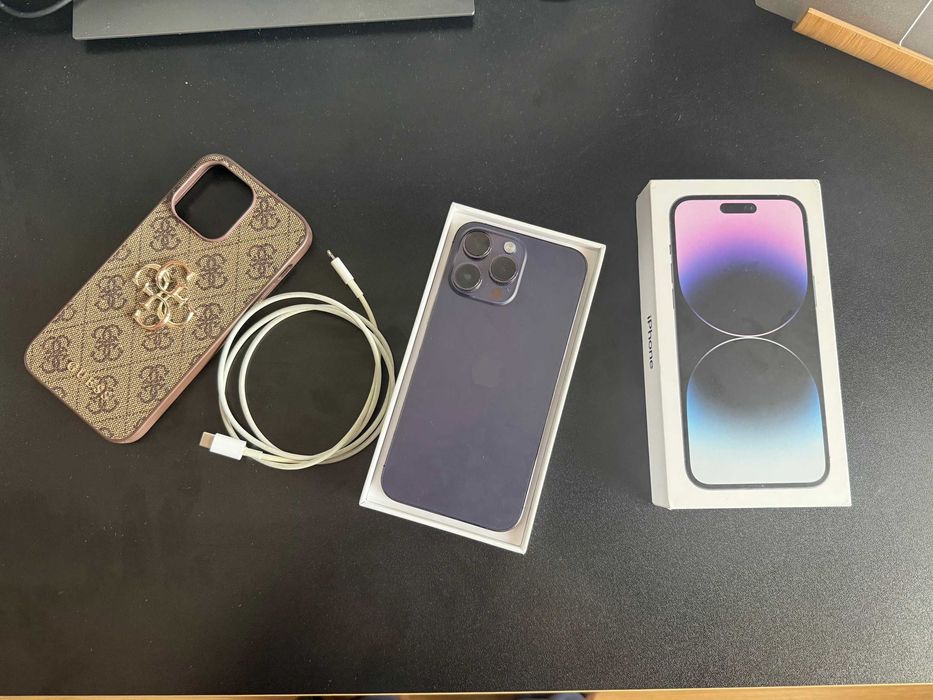 iPhone 14 Pro Max 128GB Deep Purple - 100% Батерия!