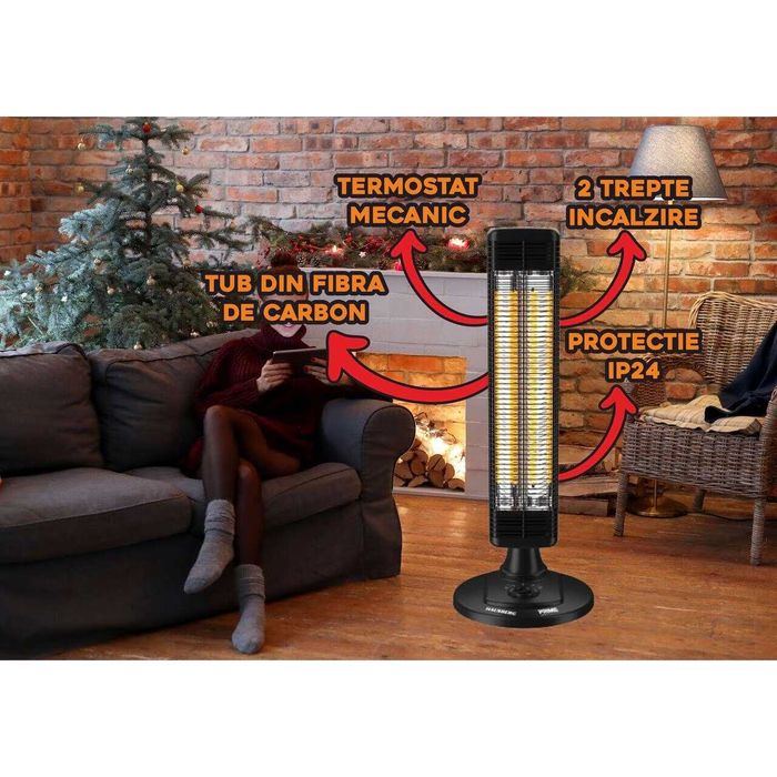 Електрически радиатор Hausberg HB-8565NG, 1000W