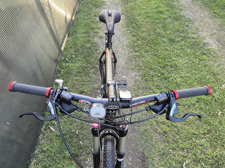 MTB Cube LTD RFR, full alu, cadru anodizat, furca Rockshok 110mm