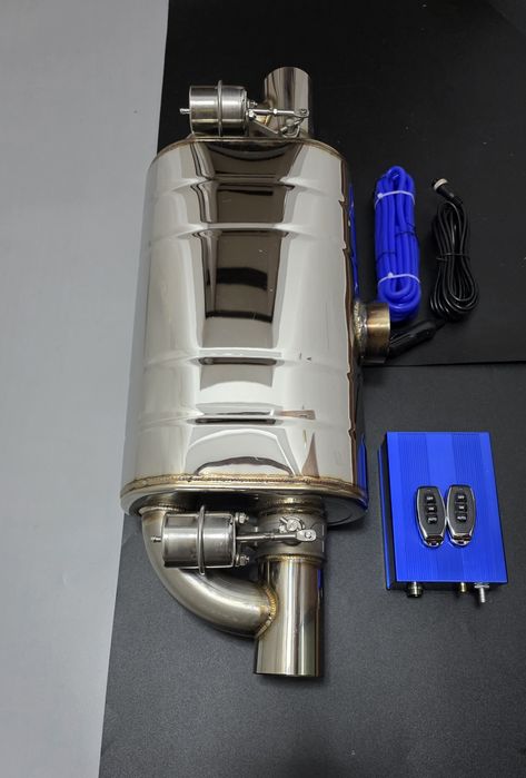 Tobă Sport Inox  – Sunet Reglabil cu Clapete Vacuum pe Ambele Ieșiri