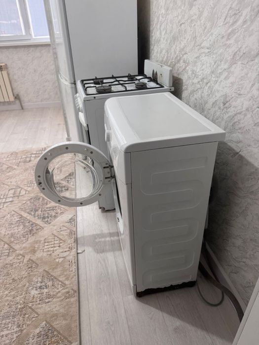 Газ печь + кір машина