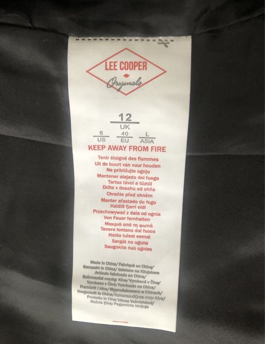 Lee Cooper - Дамско Яке кожено сребристо