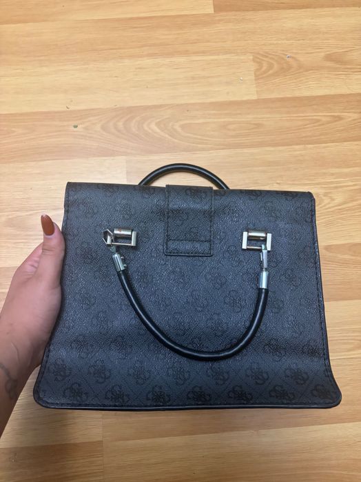 Geanta Guess Neagră Monogram