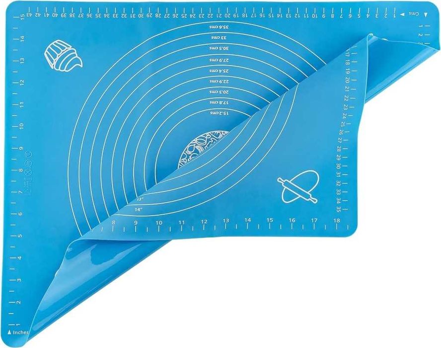 Силиконова постелка за печене, точене и месене