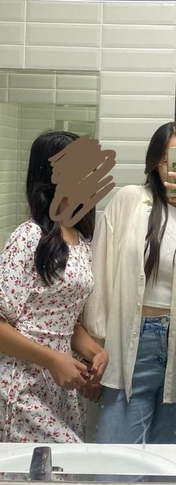 Летнее платье в цветочек