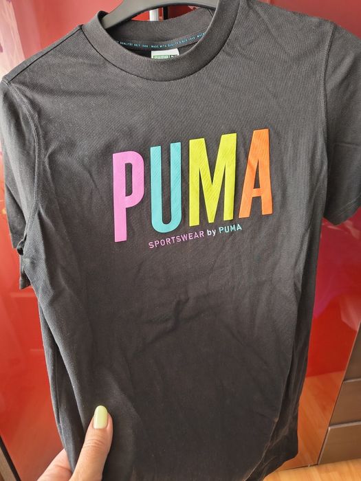 Tricou negru Puma