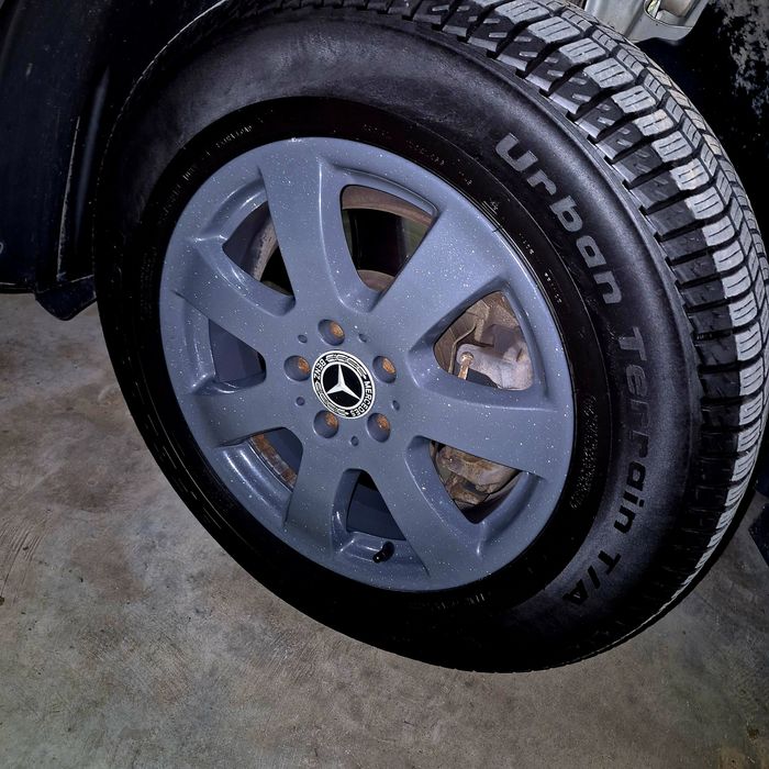 Летни гуми 17 цола с брокатени джанти