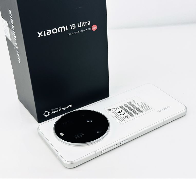 КАТО НОВ! Xiaomi 15 Ultra 5G 512GB 16RAM White 2г. Гаранция!