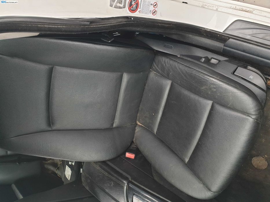 Interior Piele Neagra cu Incalzire Scaune Fata si Bancheta Spate Sezut cu Spatar BMW Seria 5 F11 Break Combi Touring 2009 - 2017 [Q0227] [Q0228] [Q0229] [Q0230]