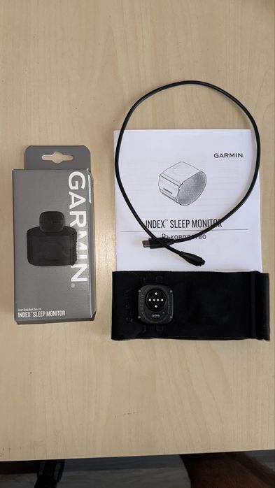 Garmin Index Sleep Monitor – зарядно, кутия, отлично състояние