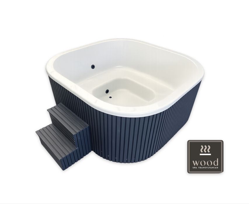 Ciubar Patrat 200*200 cm PREMIUM + Capac Termoizolat CADOU - Wood Spa