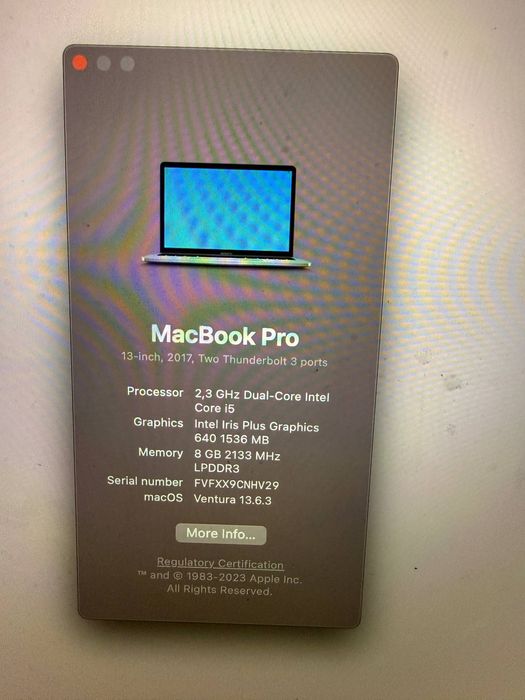MacBook Pro 2019 13"