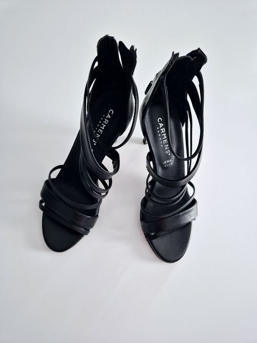 Sandale piele neagra marime 37