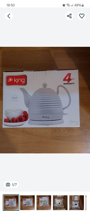 Fierbător de porțelan