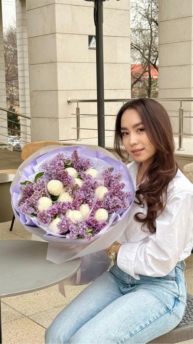 Сирень букет. Компазиция. Цветы