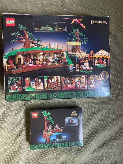 LEGO ICONS:  The Lord of the Rings The Shire (Lego 10354) + Smeagol & Deagol (Lego 40761) . Sigilate/Complete