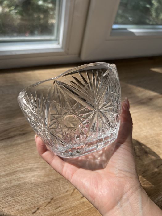 Вазочка для варенья хрусталь