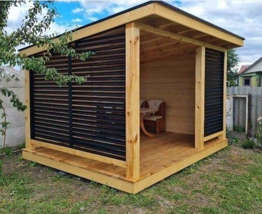 Vând și facem foișoare terase și magazie de depozitare și alte modele