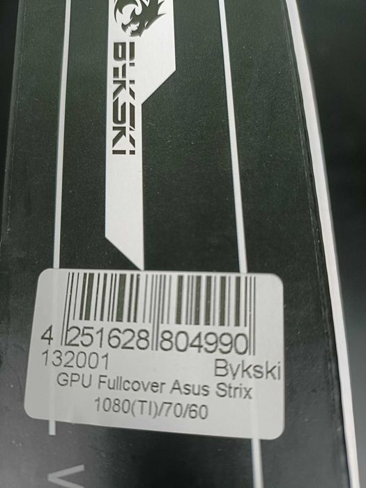 Waterblock Bykski Placa Video Asus Strix 1080(TI)/1070/1060