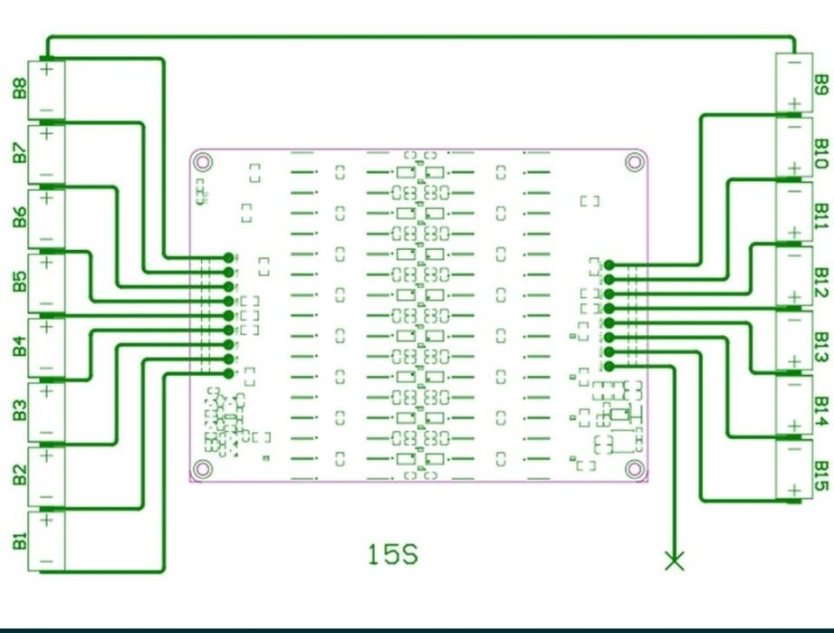 Egalizator egalizor baterii baterie acumulator Lifepo4 12 S - 16S