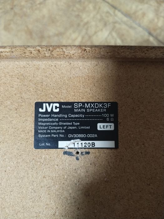 Колонки от музыкального центра JVC
