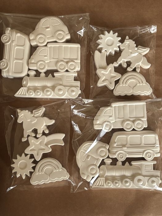 Фигурки раскраски из гипса для детей